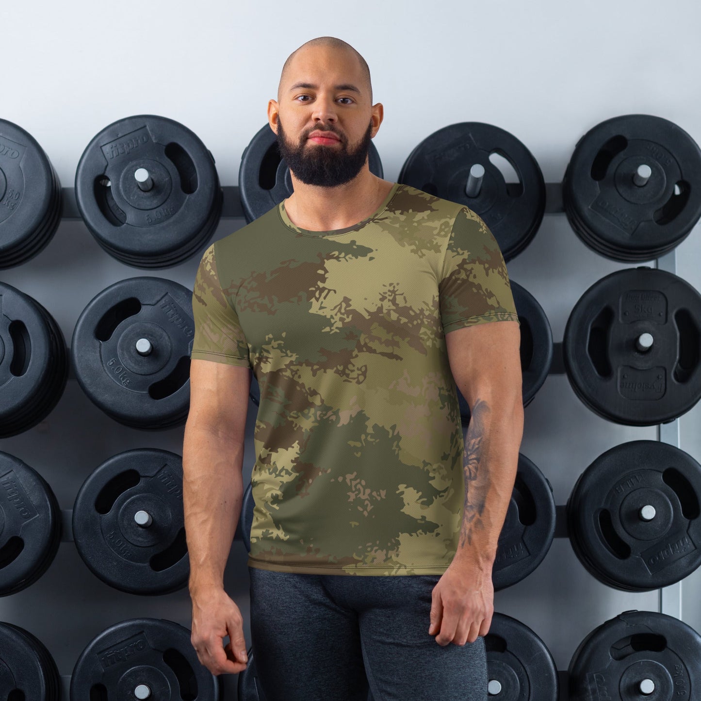 Poisonous Multi-Terrain CAMO Mens Athletic T-shirt - XS - T-Shirts