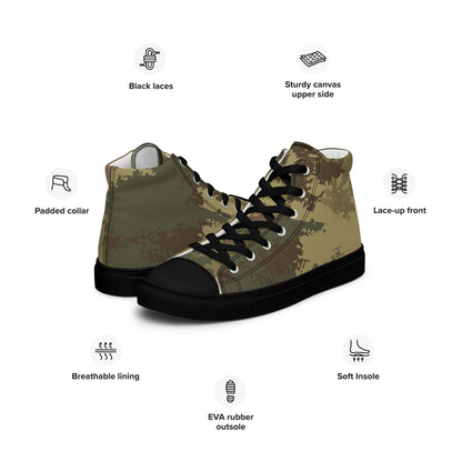 Poisonous Multi Terrain CAMO Mens high top canvas shoes High Top Canvas Shoes