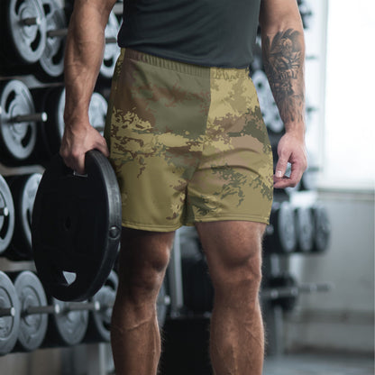 Poisonous Multi-Terrain CAMO Unisex Athletic Long Shorts - XS