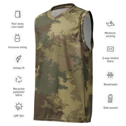 Poisonous Multi-Terrain CAMO unisex basketball jersey - Basketball Jerseys