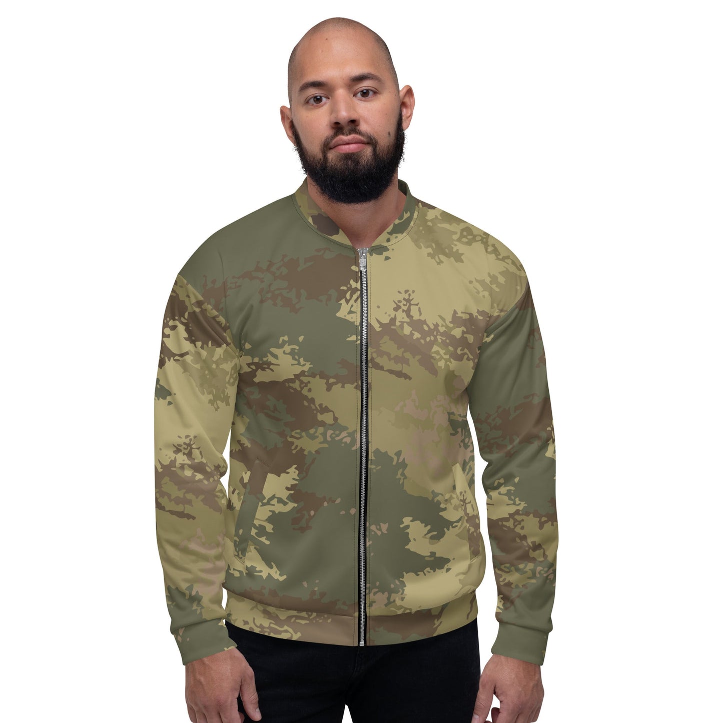 Poisonous Multi-Terrain CAMO Unisex Bomber Jacket - Jackets