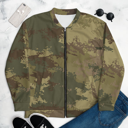 Poisonous Multi-Terrain CAMO Unisex Bomber Jacket - XS - Jackets