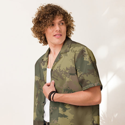 Poisonous Multi-Terrain CAMO Unisex button shirt - Button Shirts