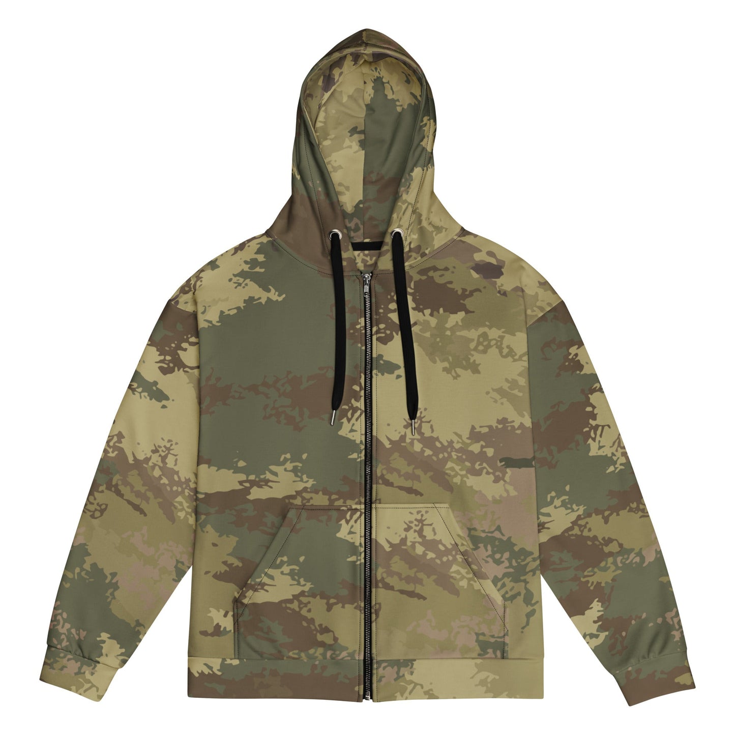 Poisonous Multi-Terrain CAMO Unisex Zip Hoodie - 2XS