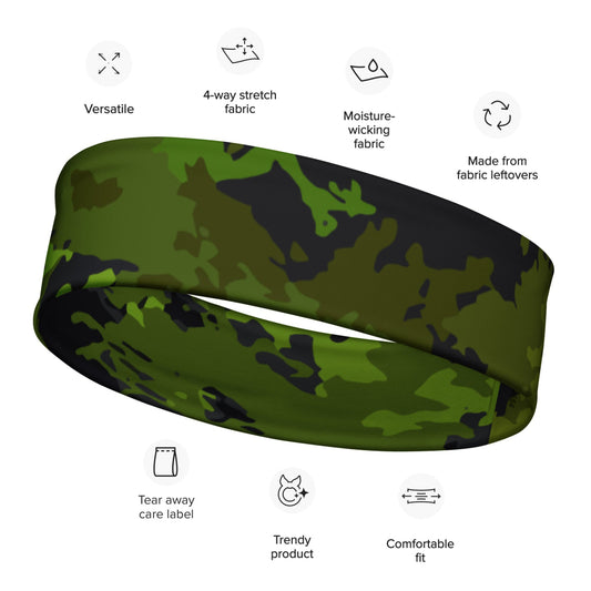 Poisonous Tropical CAMO Headband - M