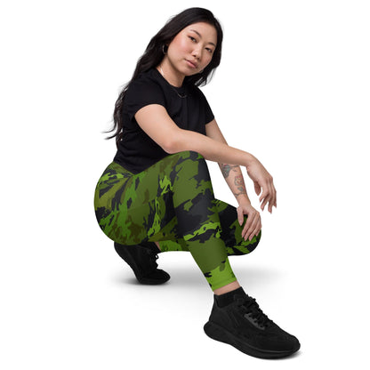 Poisonous Tropical CAMO Leggings with pockets - Womens With Pockets