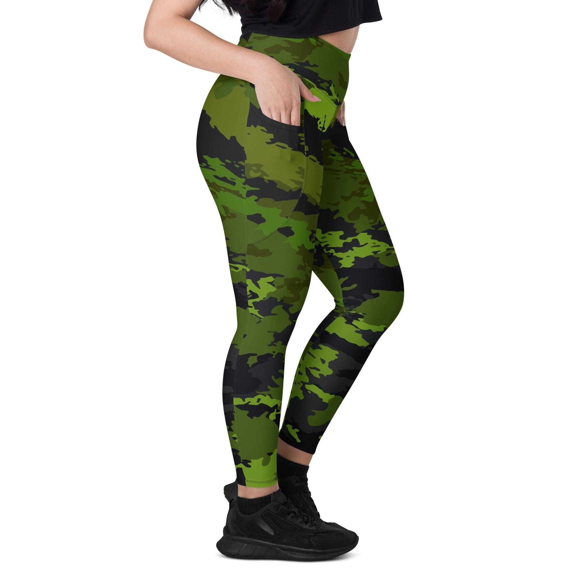 Poisonous Tropical CAMO Leggings with pockets - Womens With Pockets