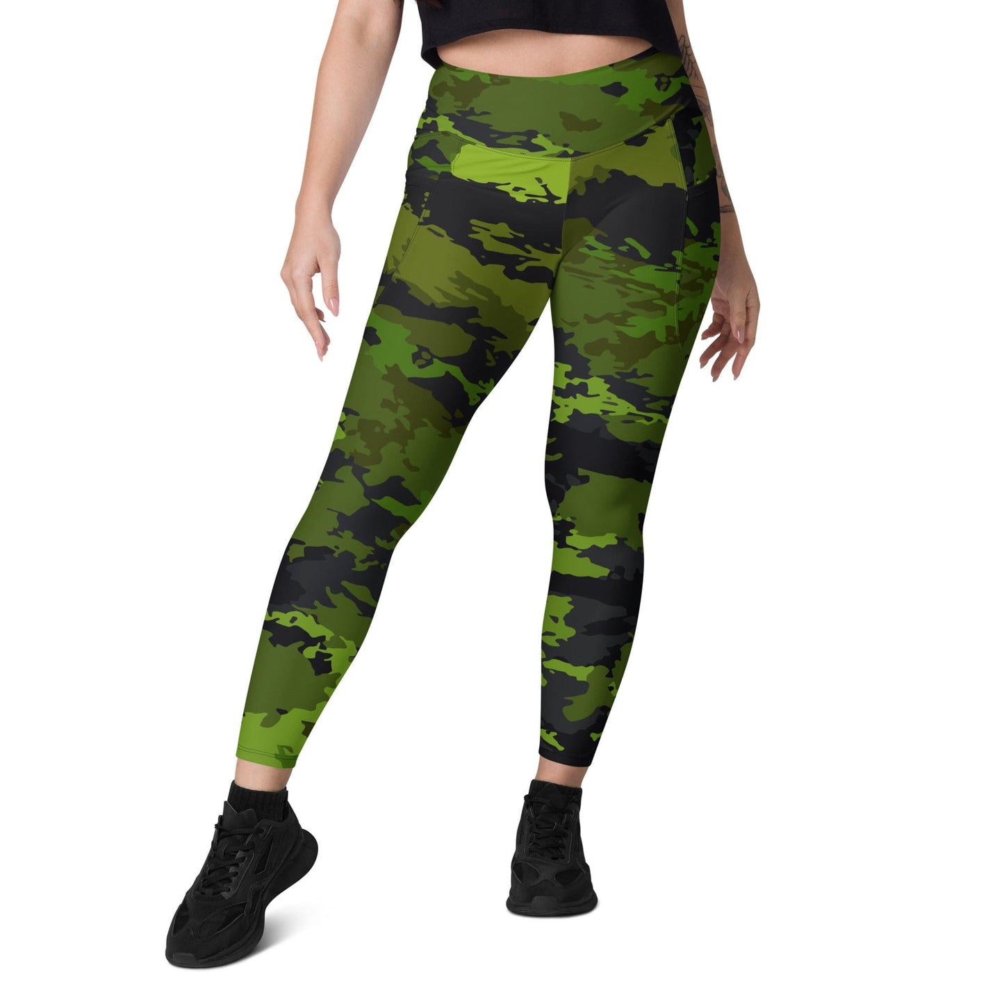 Poisonous Tropical CAMO Leggings with pockets - Womens With Pockets