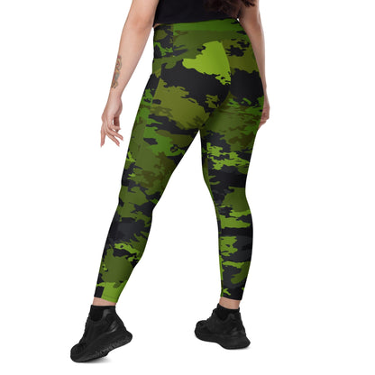 Poisonous Tropical CAMO Leggings with pockets - Womens With Pockets