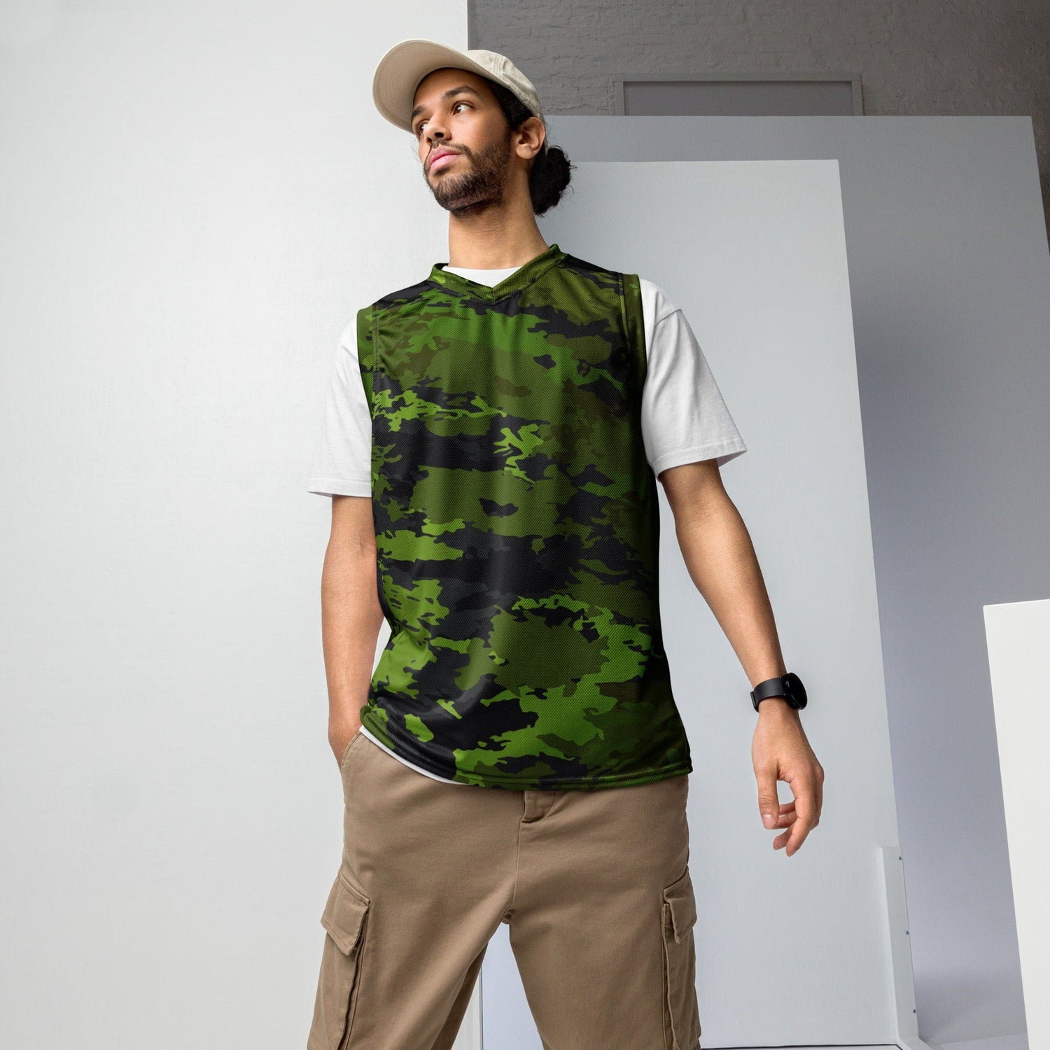 Poisonous Tropical CAMO unisex basketball jersey - 2XS - Basketball Jerseys