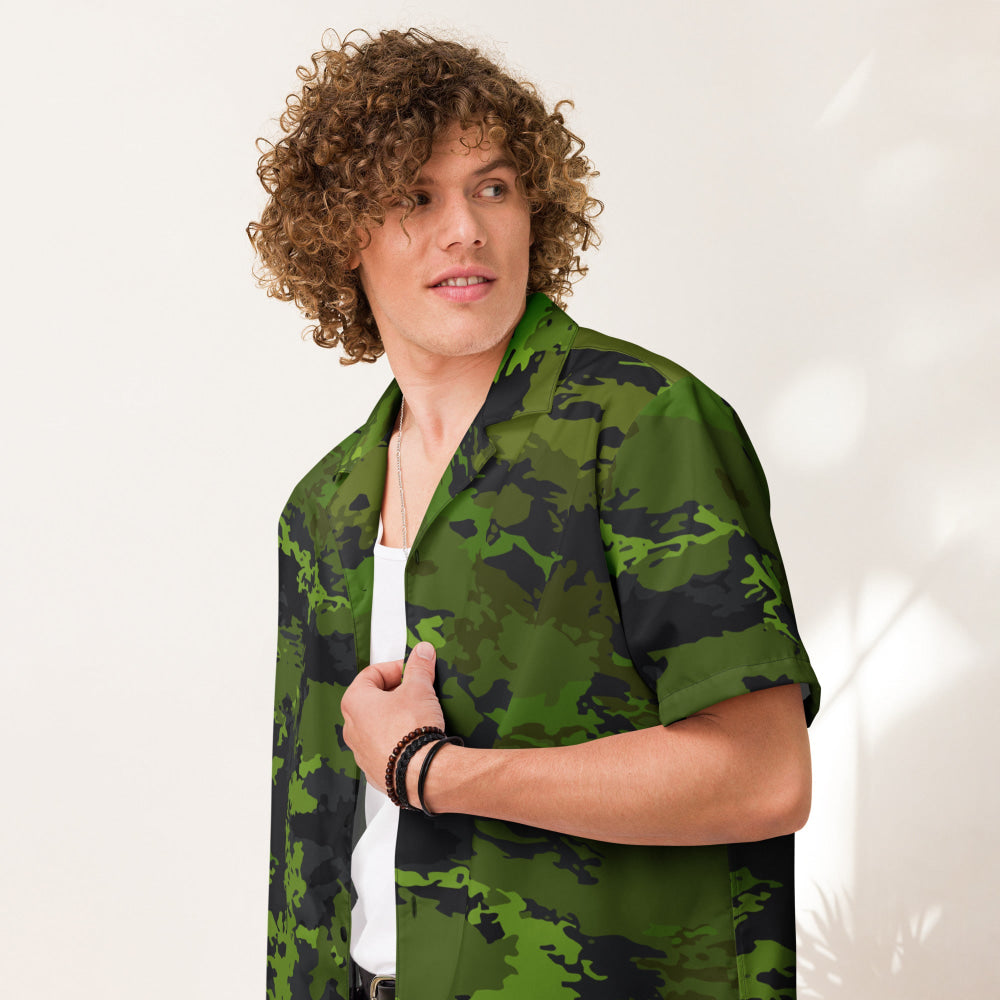 Poisonous Tropical CAMO Unisex button shirt - Button Shirt