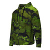 Poisonous Tropical CAMO Unisex zip hoodie - 2XS