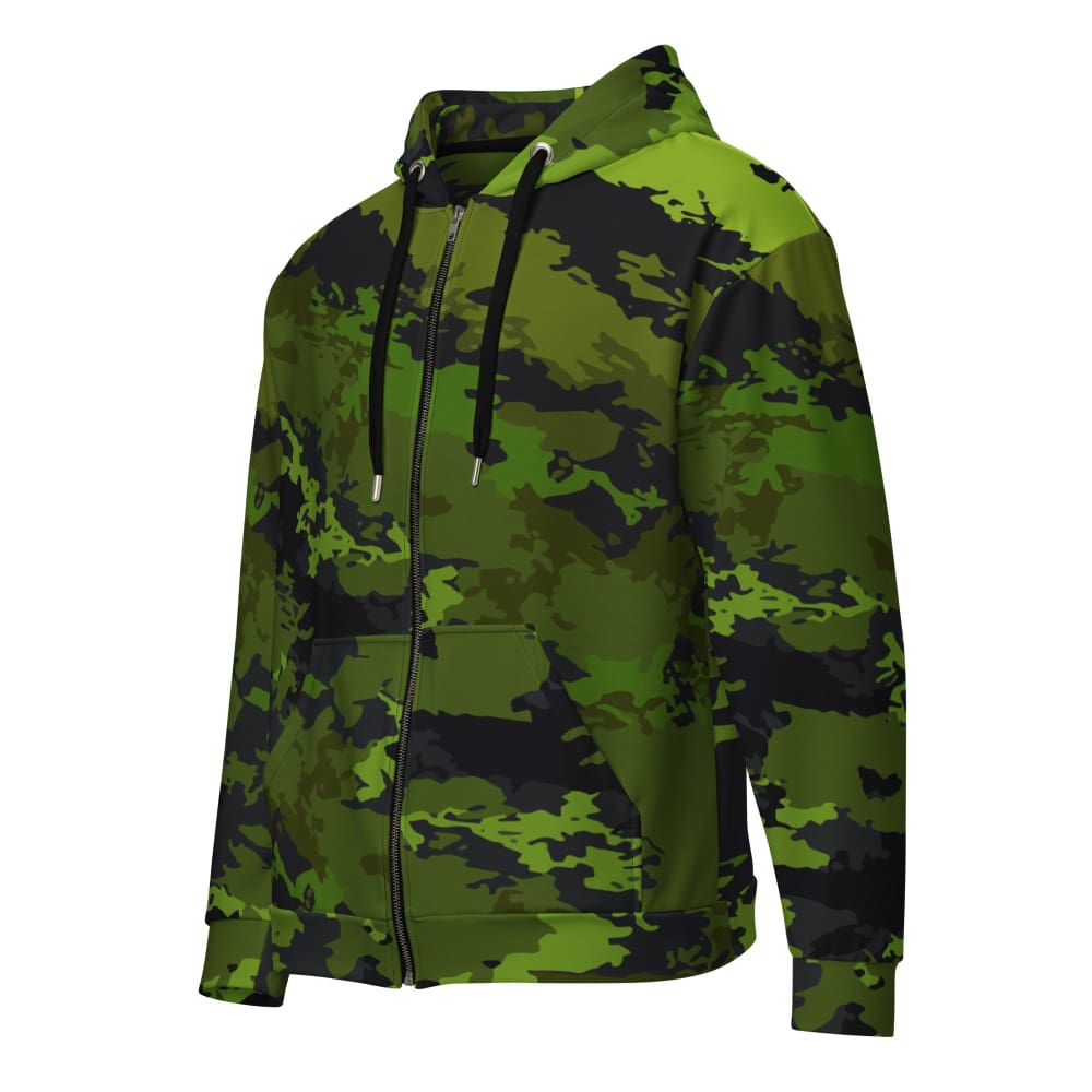 Poisonous Tropical CAMO Unisex zip hoodie - 2XS