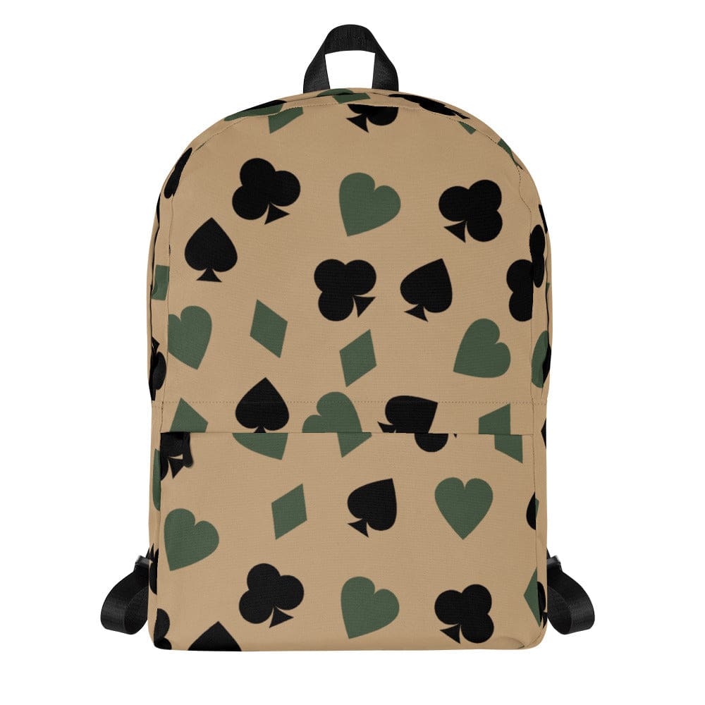 Poker Playing Card Suits CAMO Backpack