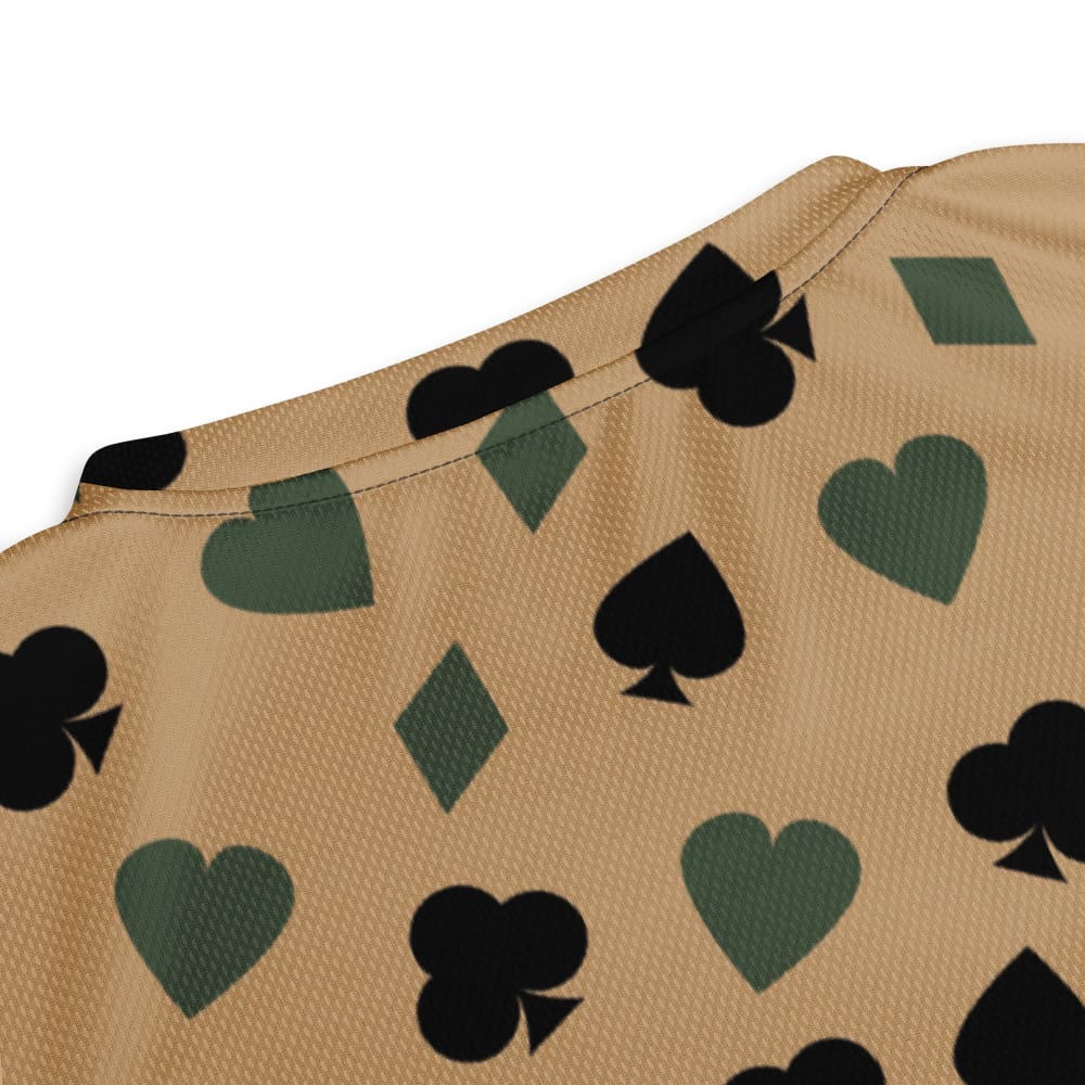 Poker Playing Card Suits CAMO unisex sports jersey
