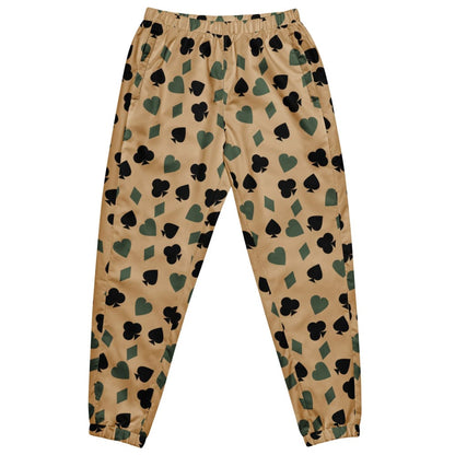 Poker Playing Card Suits CAMO Unisex track pants - XS