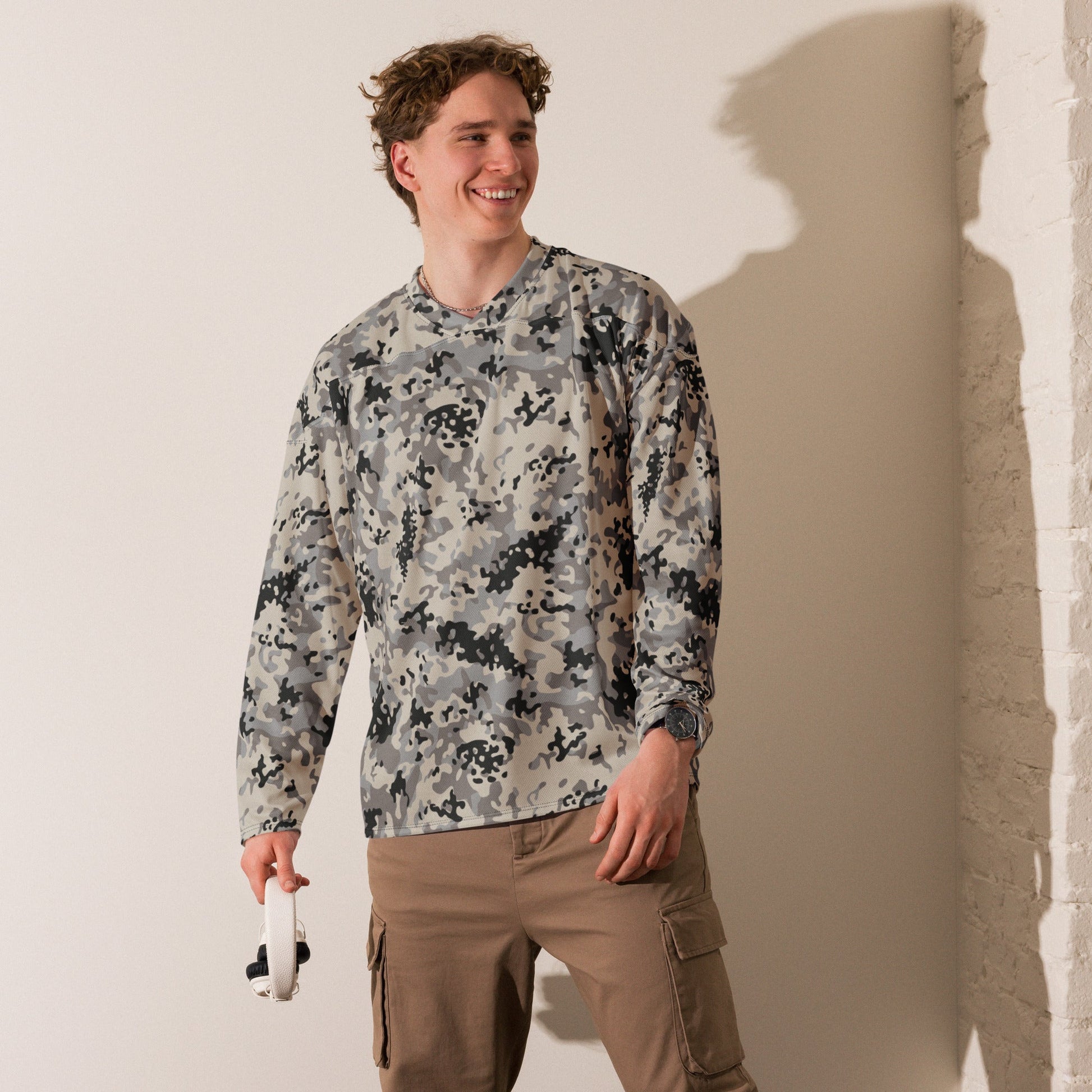 Polish Flecktarn Urban Anti-Terrorist CAMO hockey fan jersey - Hockey Jerseys