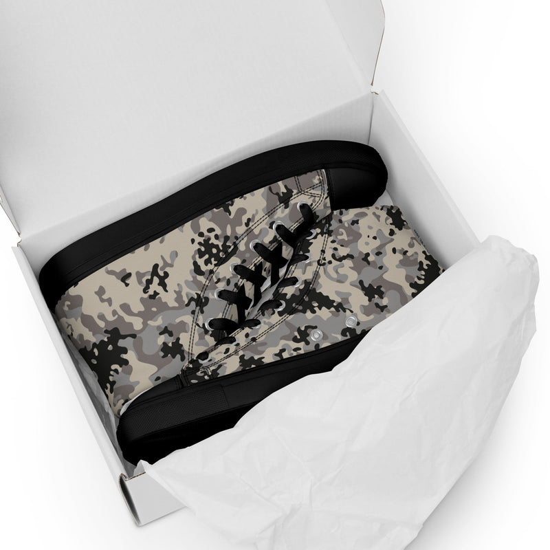 Flecktarn Polish Urban CAMO Mens High-Top Canvas Shoes