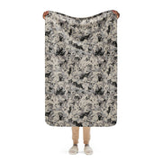 Flecktarn Polish Urban CAMO Sherpa Blanket - 37″×57″
