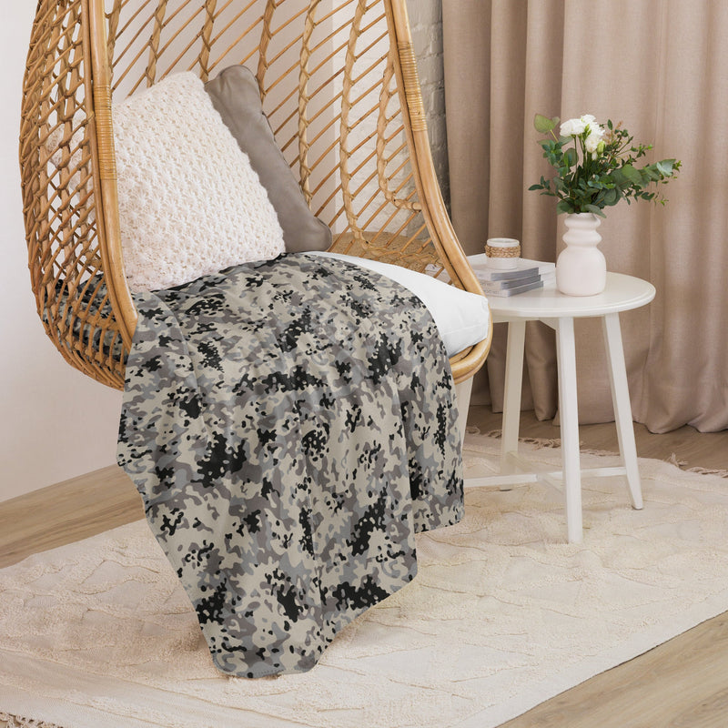 Flecktarn Polish Urban CAMO Sherpa Blanket