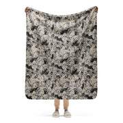 Flecktarn Polish Urban CAMO Sherpa Blanket - 50″×60″
