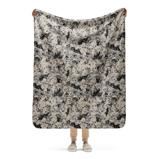 Flecktarn Polish Urban CAMO Sherpa Blanket - 50″×60″