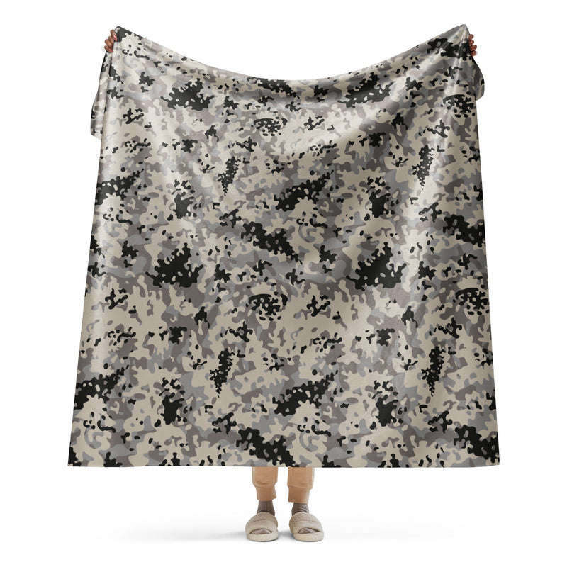 Flecktarn Polish Urban CAMO Sherpa Blanket - 60″×80″