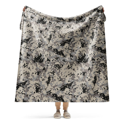 Flecktarn Polish Urban CAMO Sherpa Blanket - 60″×80″