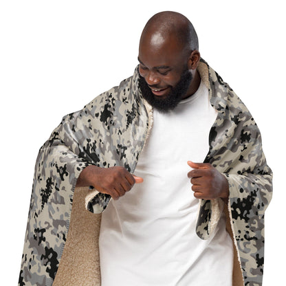 Polish Flecktarn Urban Anti-Terrorist CAMO Sherpa blanket - Blanket