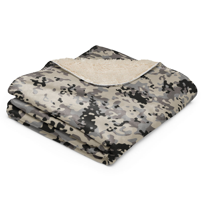 Flecktarn Polish Urban CAMO Sherpa Blanket