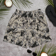 Flecktarn Polish Urban CAMO Unisex Athletic Long Shorts