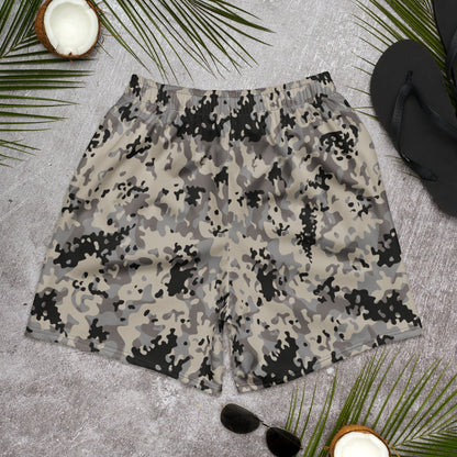Polish Flecktarn Urban Anti-Terrorist CAMO Unisex Athletic Long Shorts