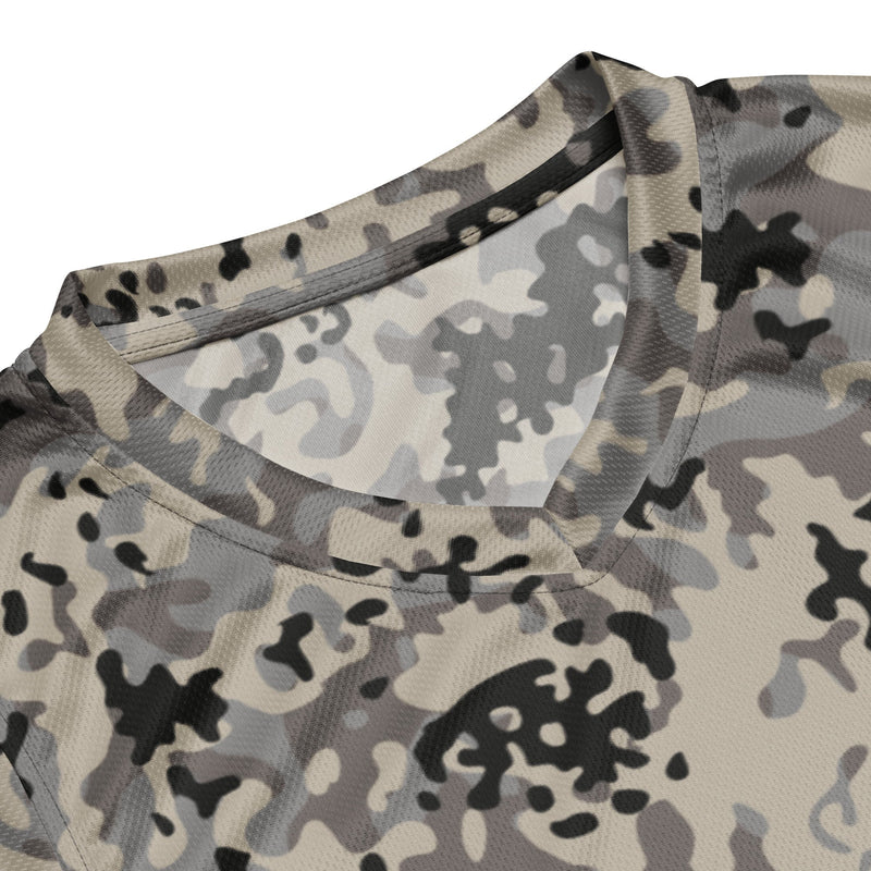 Flecktarn Polish Urban CAMO Unisex Basketball Jersey