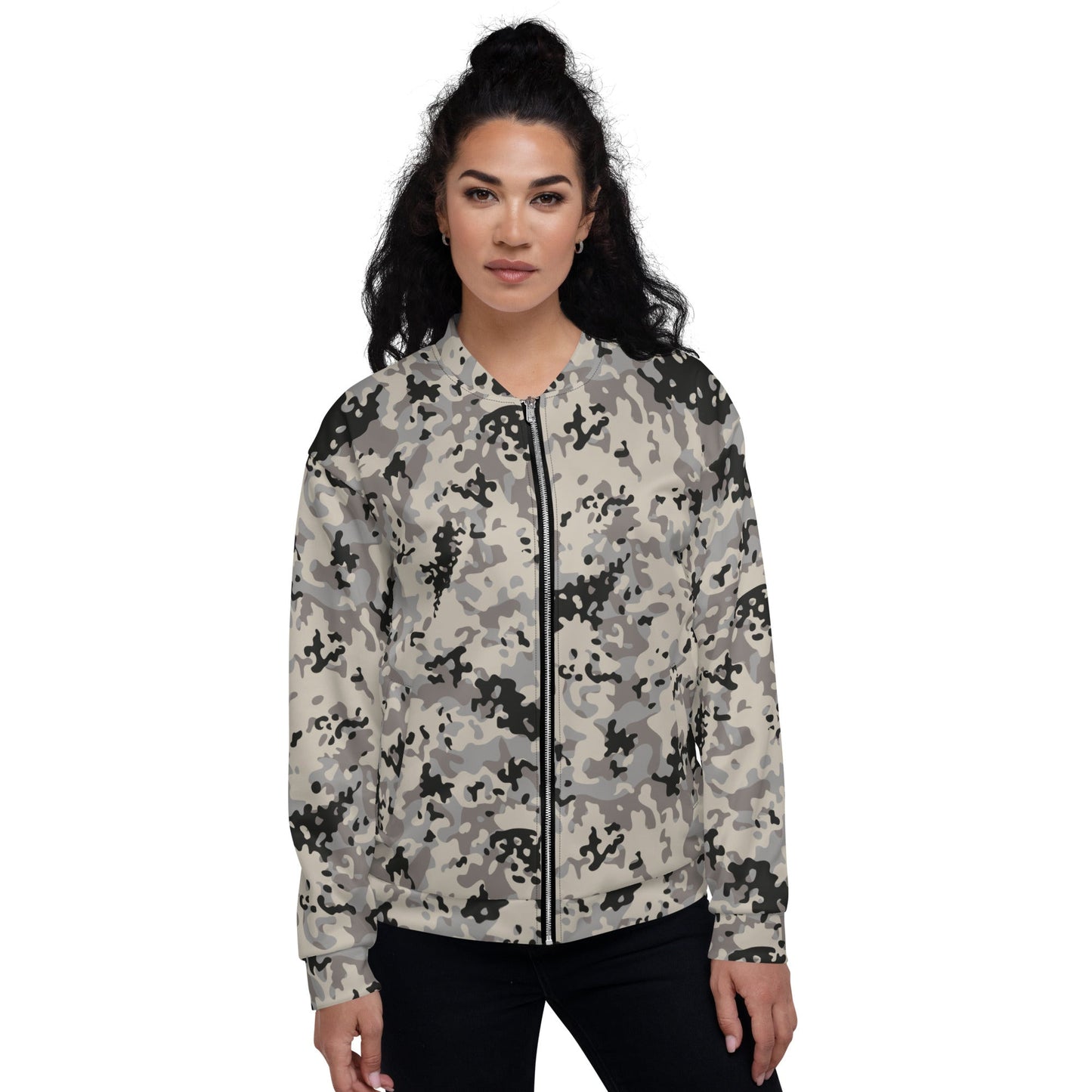 Polish Flecktarn Urban Anti-Terrorist CAMO Unisex Bomber Jacket - Jackets