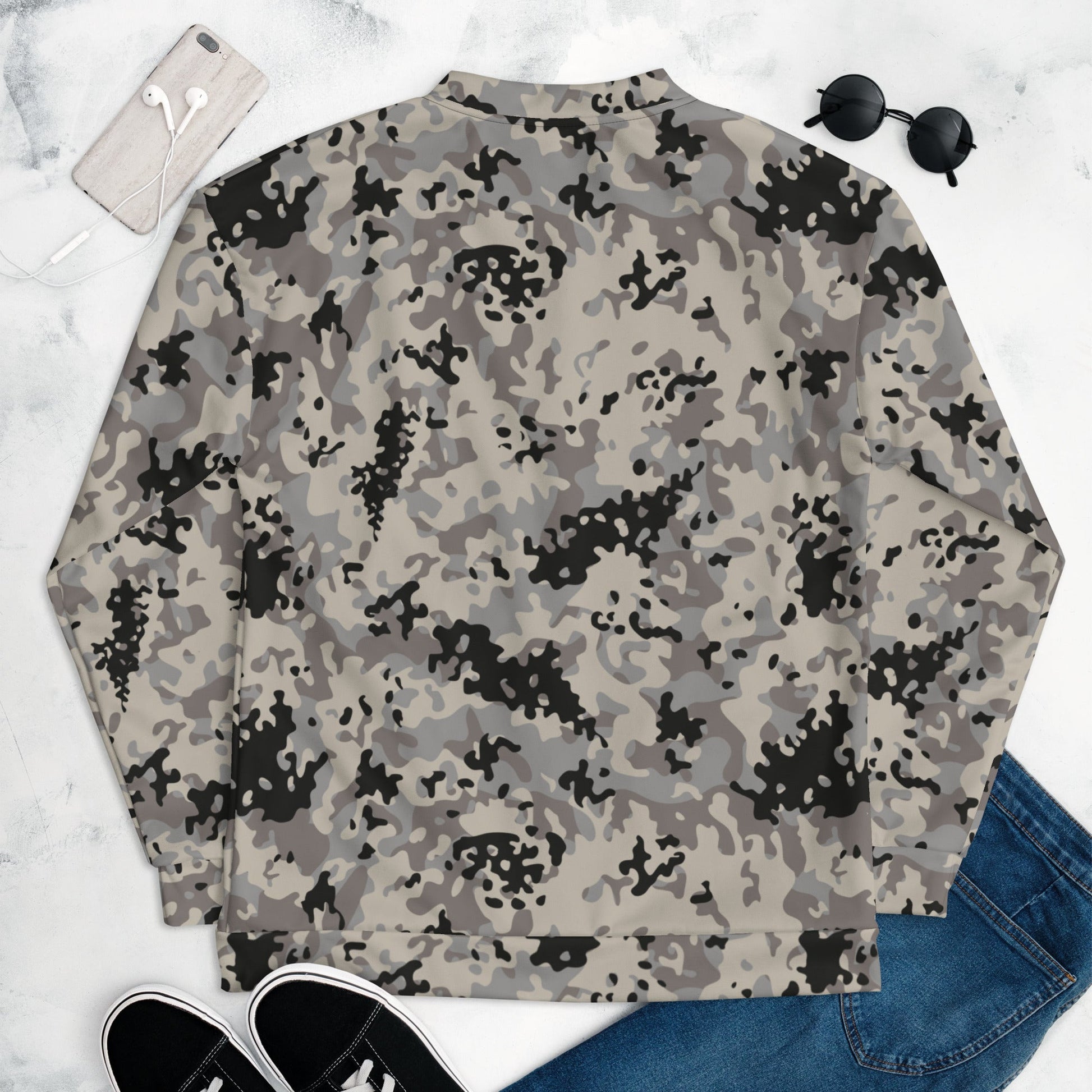 Polish Flecktarn Urban Anti-Terrorist CAMO Unisex Bomber Jacket - Jackets