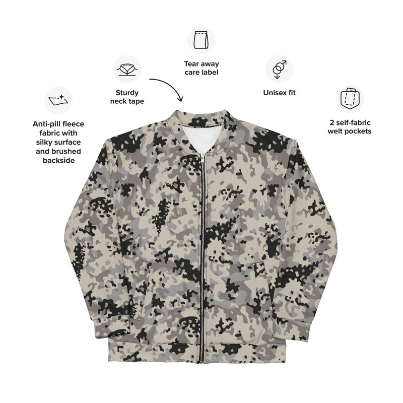 Flecktarn Polish Urban CAMO Unisex Bomber Jacket