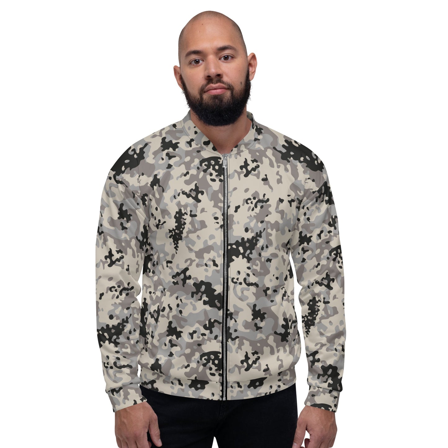 Polish Flecktarn Urban Anti-Terrorist CAMO Unisex Bomber Jacket - Jackets