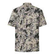 Flecktarn Polish Urban CAMO Unisex Short-Sleeve Button Shirt - Button-Up