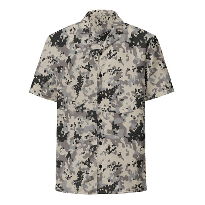 Polish Flecktarn Urban Anti-Terrorist CAMO Unisex button shirt - Button Shirts