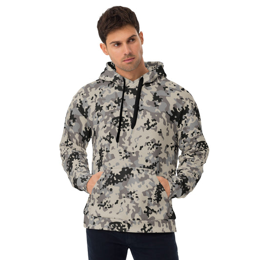 Polish Flecktarn Urban Anti-Terrorist CAMO Unisex Hoodie - 2XS - Hoodies