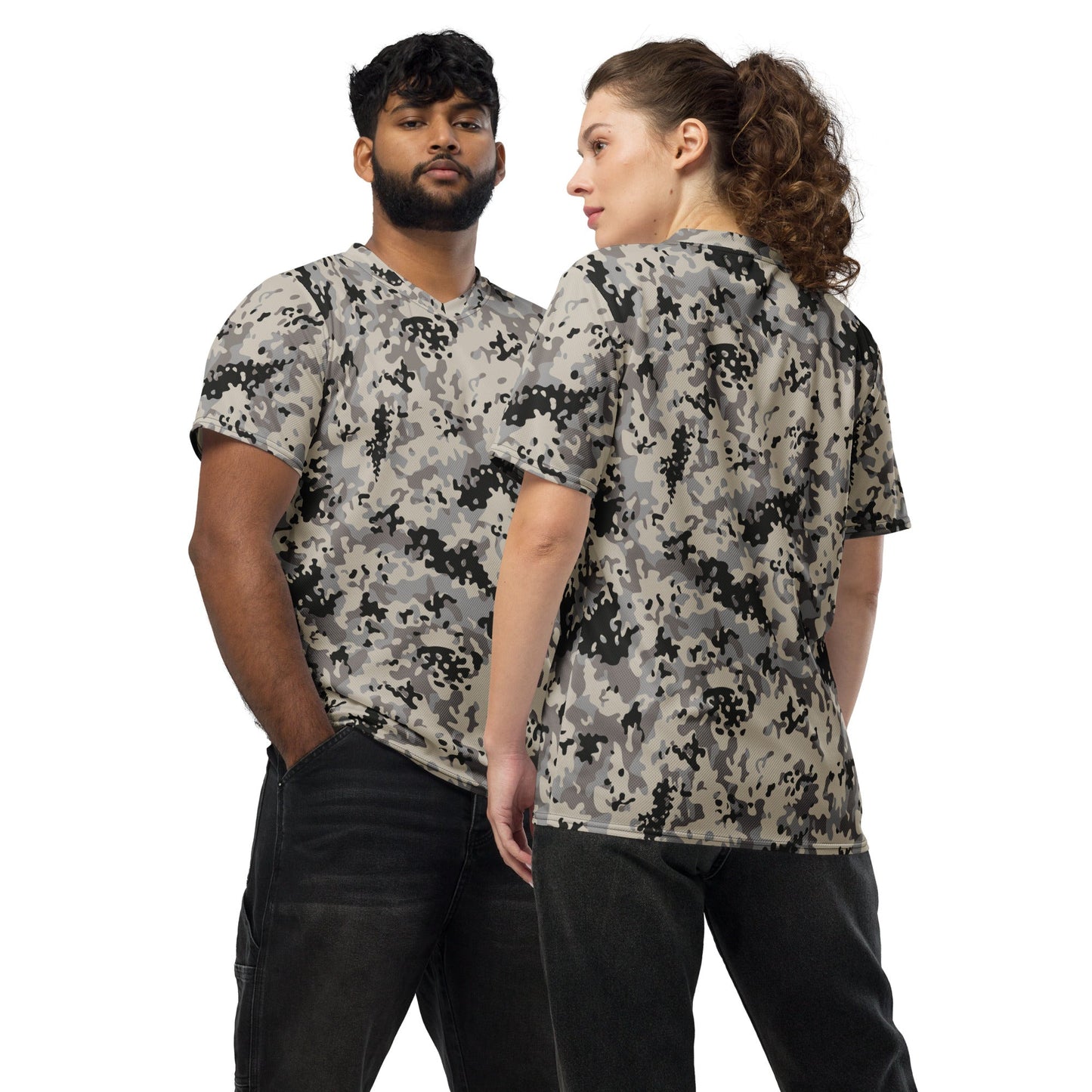 Polish Flecktarn Urban Anti-Terrorist CAMO Unisex Sports Jersey - 2XS