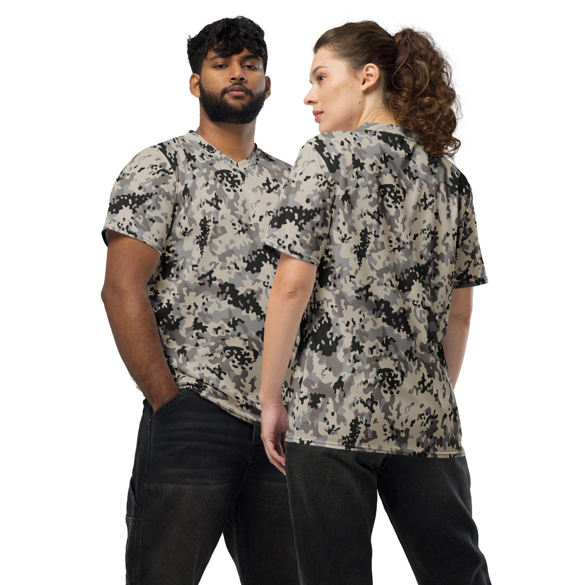 Polish Flecktarn Urban Anti-Terrorist CAMO Unisex Sports Jersey - 2XS