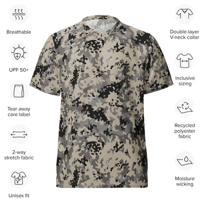 Polish Flecktarn Urban Anti-Terrorist CAMO Unisex Sports Jersey