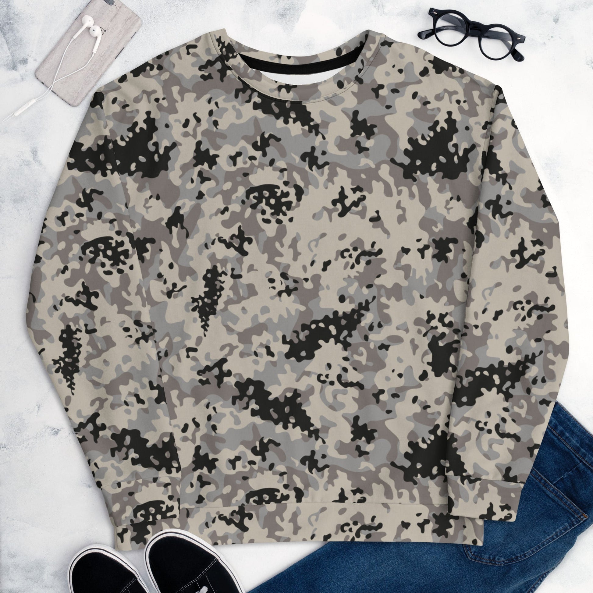 Polish Flecktarn Urban Anti-Terrorist CAMO Unisex Sweatshirt - Sweatshirts