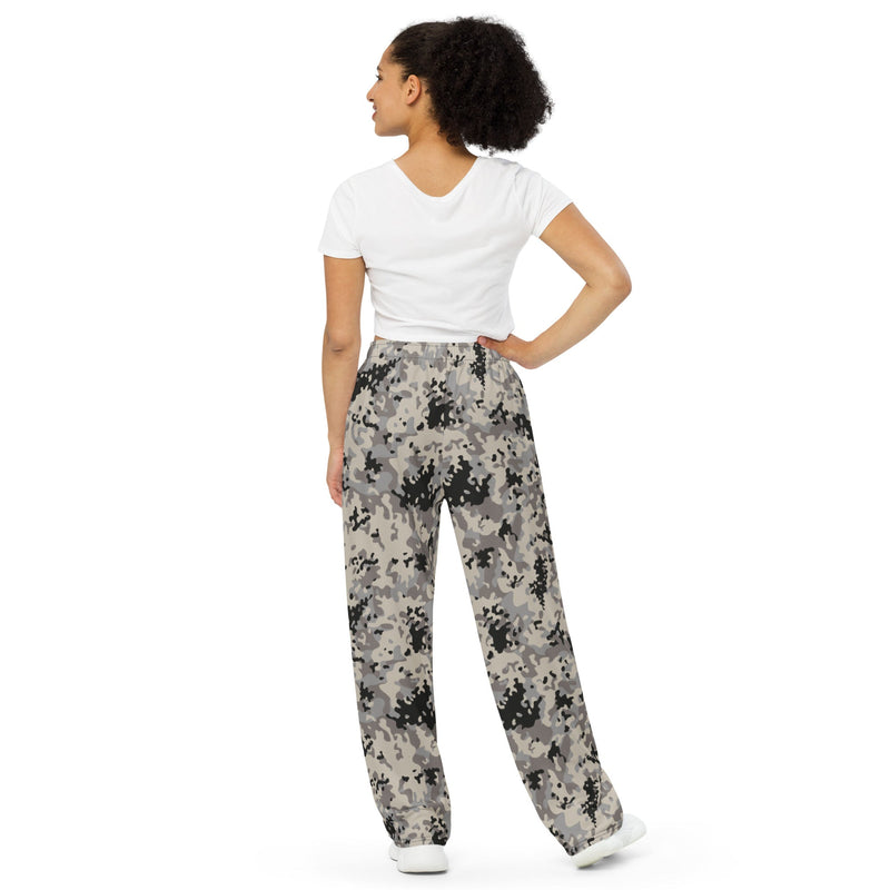 Flecktarn Polish Urban CAMO Unisex Wide-Leg Leisure Pants - Pant