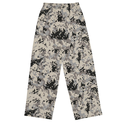 Polish Flecktarn Urban Anti-Terrorist CAMO Unisex Wide-leg Pants - Wide-Leg