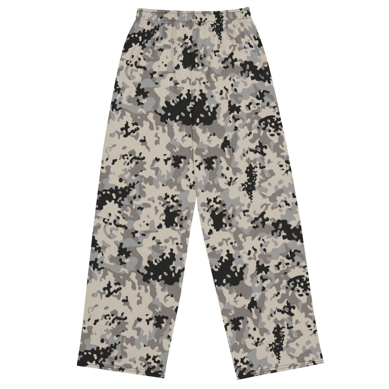 Flecktarn Polish Urban CAMO Unisex Wide-Leg Leisure Pants - Pant