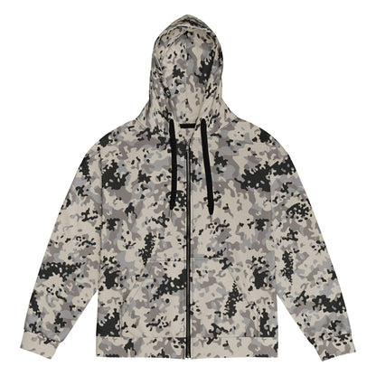 Polish Flecktarn Urban Anti-Terrorist CAMO Unisex Zip Hoodie - 2XS