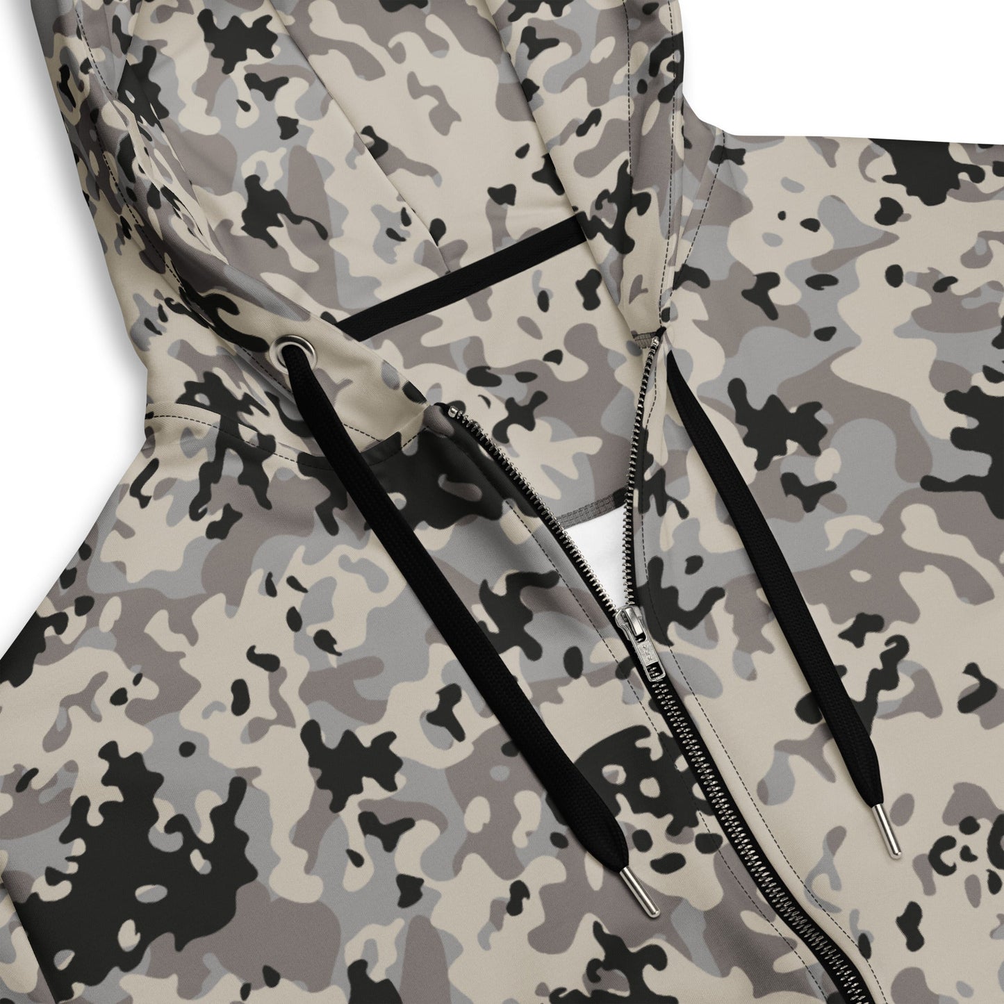 Polish Flecktarn Urban Anti-Terrorist CAMO Unisex Zip Hoodie