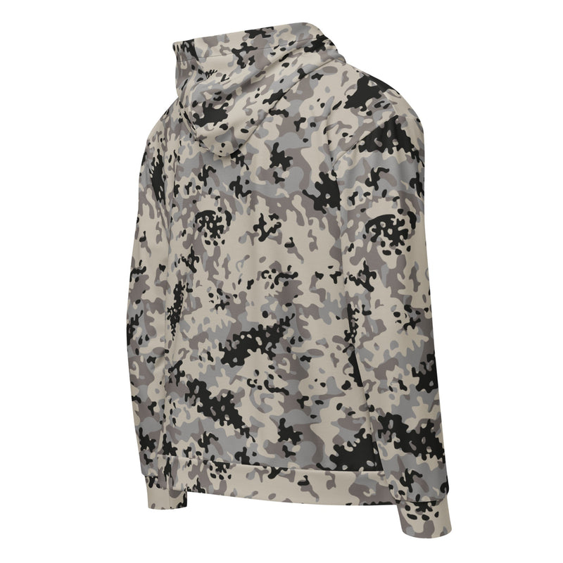 Flecktarn Polish Urban CAMO Unisex Zip Hoodie